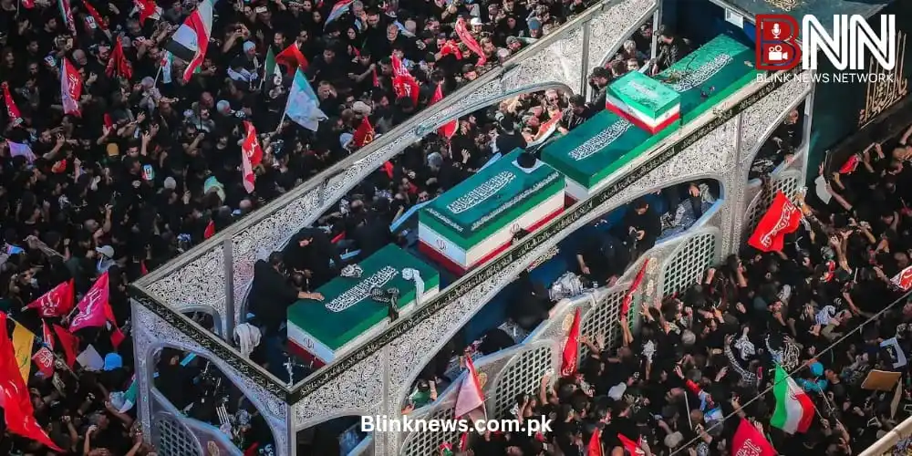 huge crowds gather in mashhad as iran’s late supreme leader Is laid to rest
