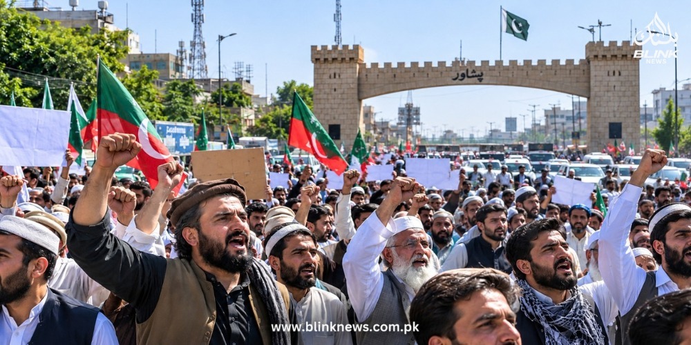 Protesters criticize Khyber Pakhtunkhwa Government over public issues