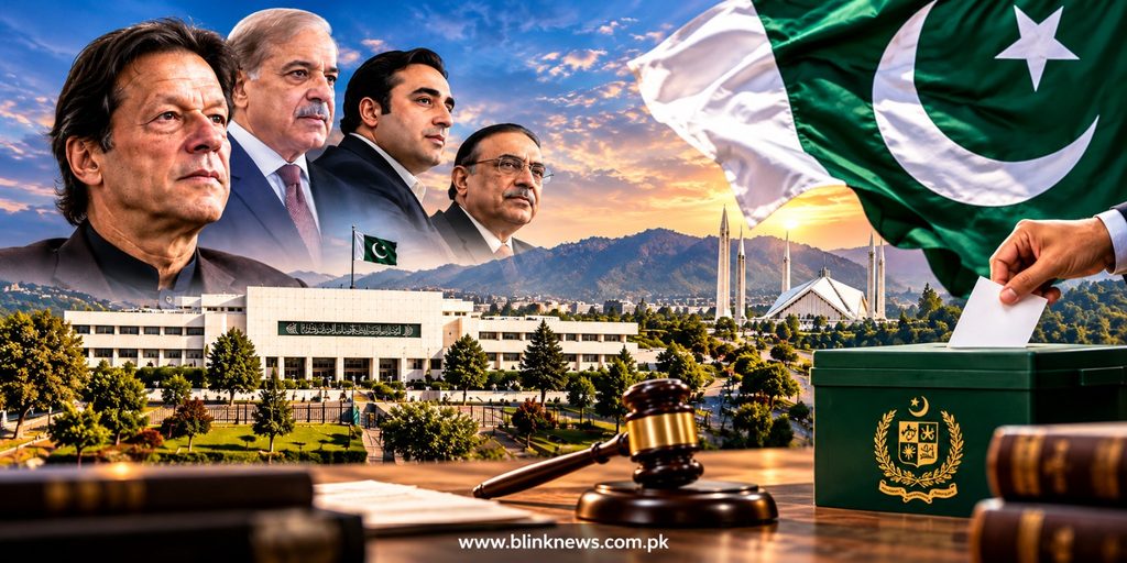 National Assembly building in Islamabad, a central institution in Pakistan's politics and governance