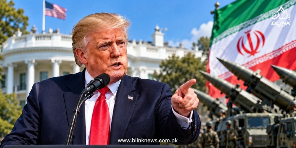 Donald Trump discussing US policy toward Iran before the midterm elections