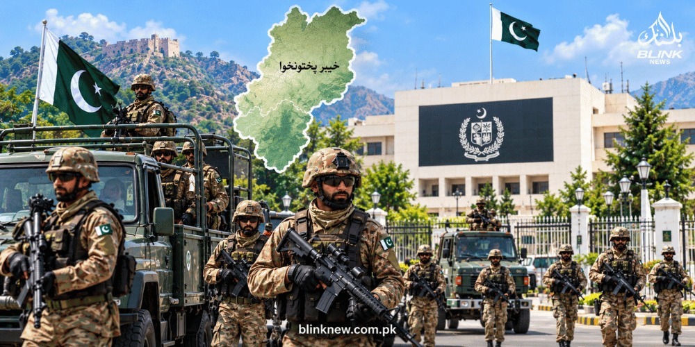 Pakistan Army personnel in Khyber Pakhtunkhwa amid security developments