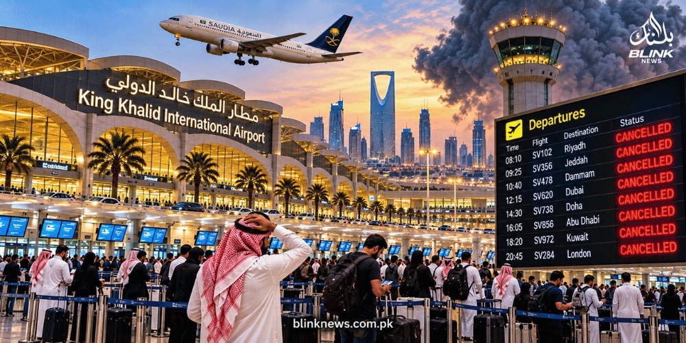 Riyadh flight cancellations and passenger disruption at a Saudi airport