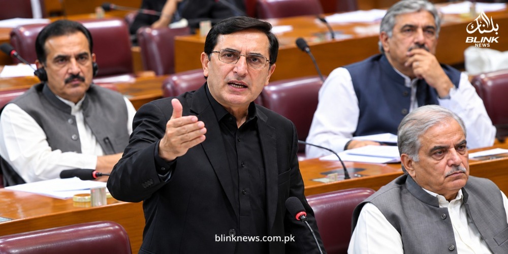 Barrister Gohar National Assembly debate over the Khyber Pakhtunkhwa issue