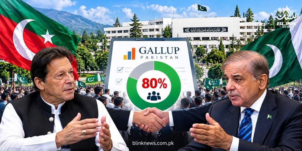 Gallup Pakistan survey reports public support for PTI and federal government talks