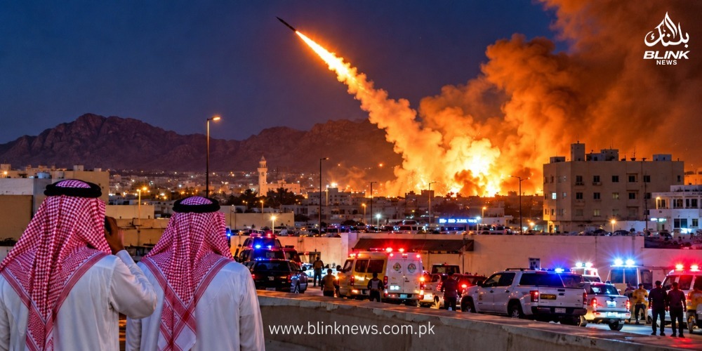 Missile attack in Najran, Saudi Arabia, with six people reportedly injured